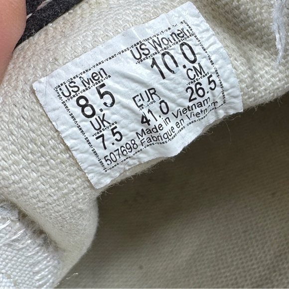 Vans Classic Slip On Low Top Sneakers Black Size 8.5 Men 10 Women - Picture 9 of 10